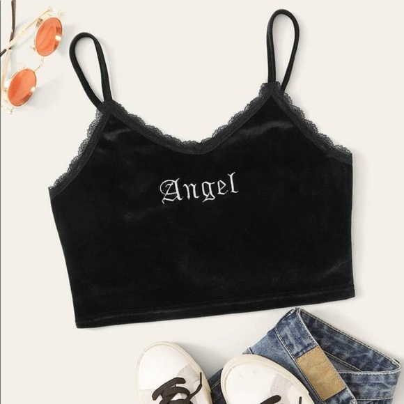SHEIN Tops - 🤍 angel velvety crop top